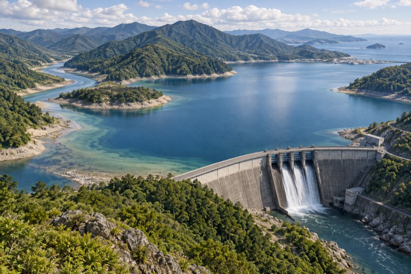 ダム・ため池・河川・海洋の水域